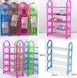 Plastic Shoe Rack Stand for Children's Room - 1