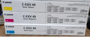 Canon C-EXV49 Colour Toner Cartridges (Cyan, Magenta, Yellow)