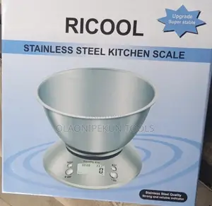 Ricool Stainless Steel Digital Kitchen Scale (5kg)