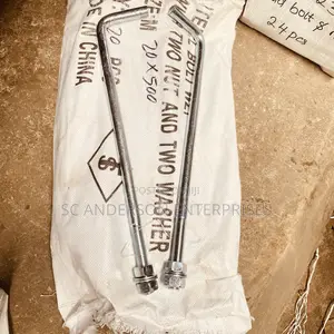 20mm x 500mm Foundation Bolt (Anchor Bolt)