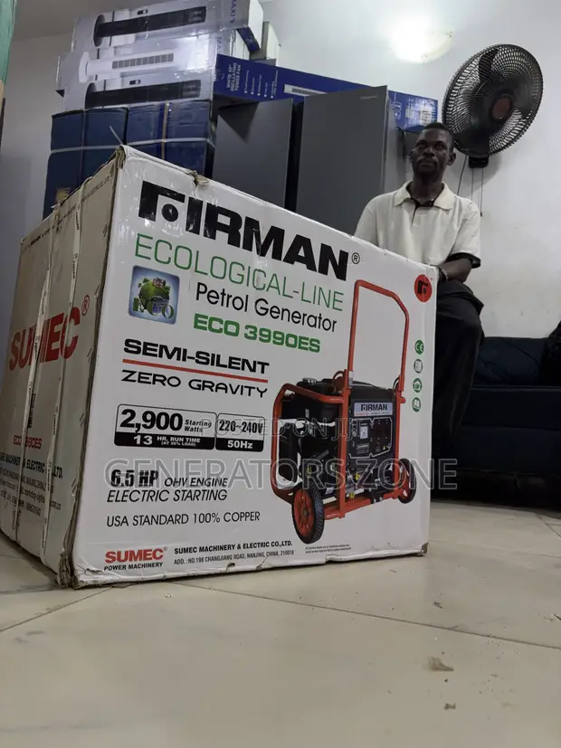 Sumec Firman 2.8KVA ECO3990ES Janareta ta Fitar da Man Fetur - 1