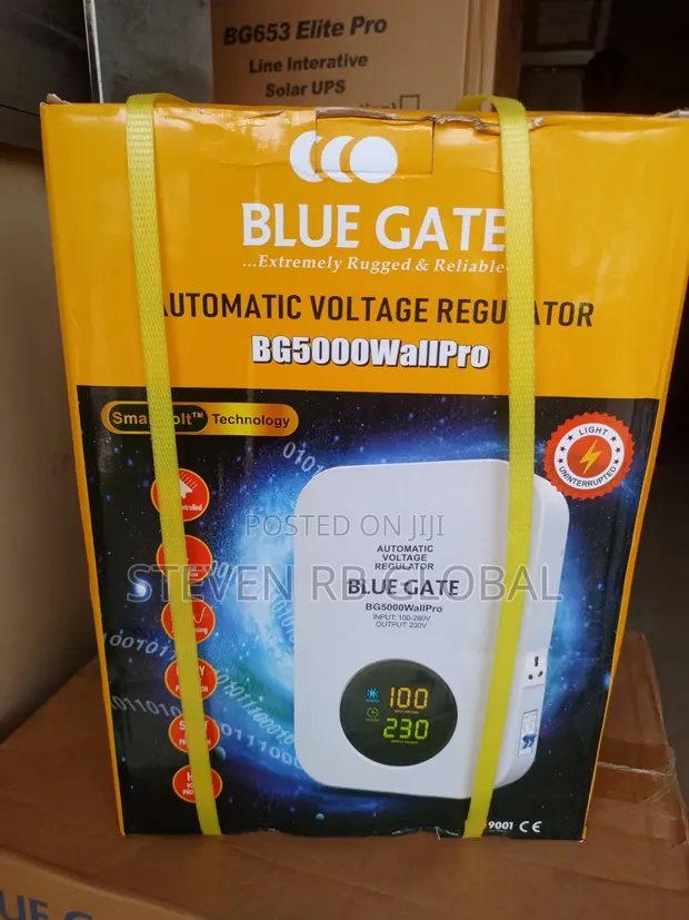 Blue Gate 5000VA Automatic Voltage Regulator | BG5000WallPro - 1