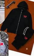 Stylish Men's 2-Piece Black Tracksuit - 5