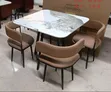 Quality Modern Marble Dining Set for 4 - 2