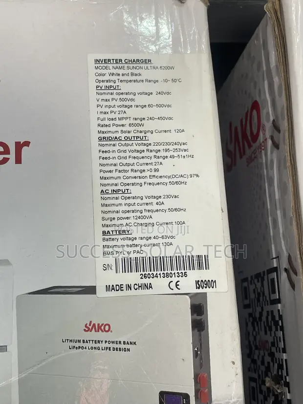 SAKO 6.2KVA 48V Hybrid Inverter - 1