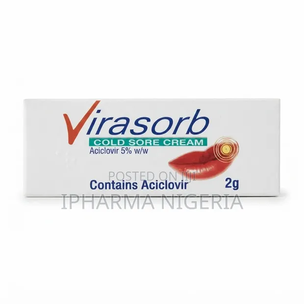 Virasorb Cream Mai Maganin Ciwon Baki - Aciclovir 5% (2g) - 1