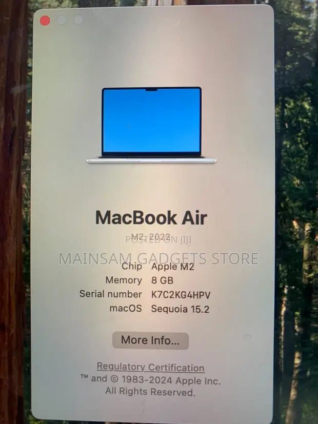 Apple MacBook Air 2022 M2 8GB RAM 256GB SSD - 1