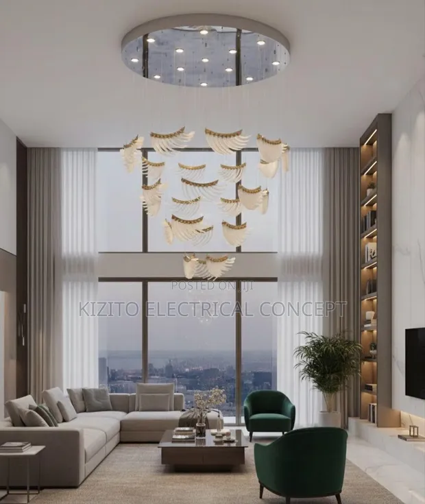 Luxury Crystal LED Flush Mount Chandelier - 8 Haske - 1