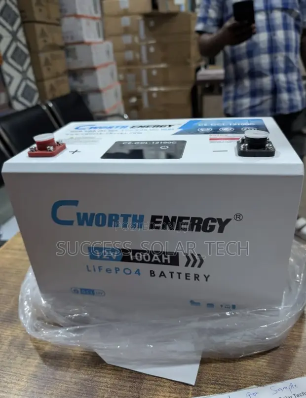 Cworth Energy 1kWh 100Ah 12V Lithium Battery - 1