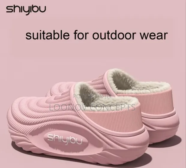 Fleece Lined Thick Unisex Clog Sandals - 1