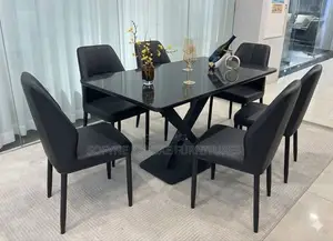 Brand New Black Dining Set (6 Seater)