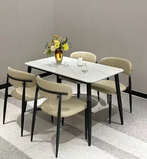 Milk 4 Seater Dining Table Set