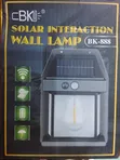 Solar Motion Sensor Wall Lamp - 3