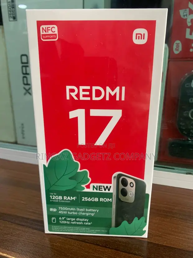 New Xiaomi Redmi 17 256GB Black - 1