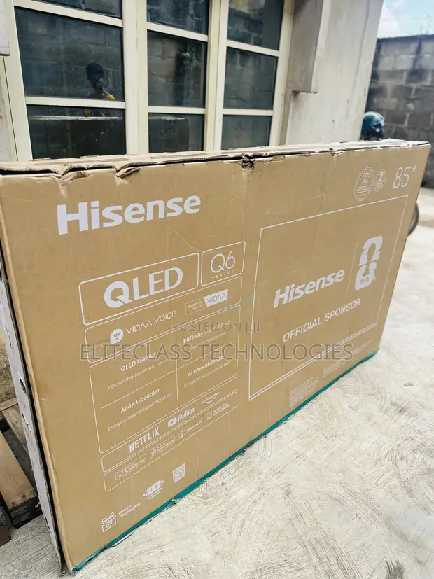 New Hisense 85-Inch QLED Smart TV - 1