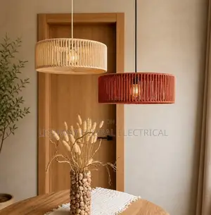 Handwoven Bohemian Style Rope Pendant Light Shade