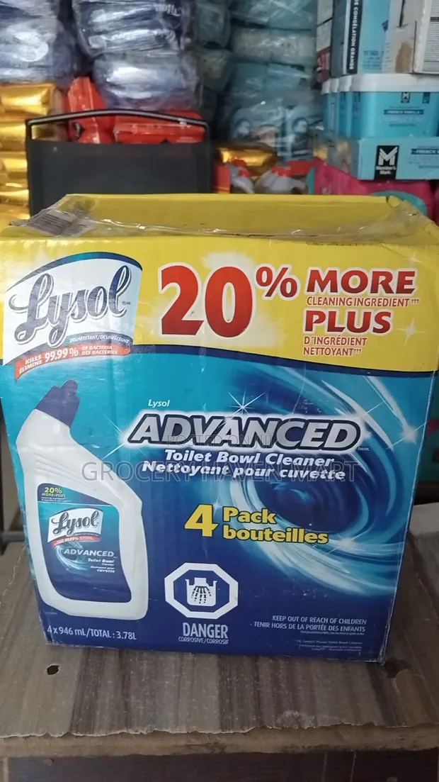 Lysol Advanced Toilet Bowl Cleaner - 4 Packs x 946ml - 1