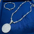 Saitin Kyakkyawar Sarkar, Pendant & Hannun Jaki - 1