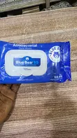 Antibacterial Blue Bear Hand Wipes - 2