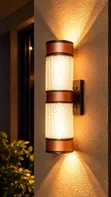 Kyakyawan Hasken Bango na Bronze LED da Gilashin Rubutu - 3
