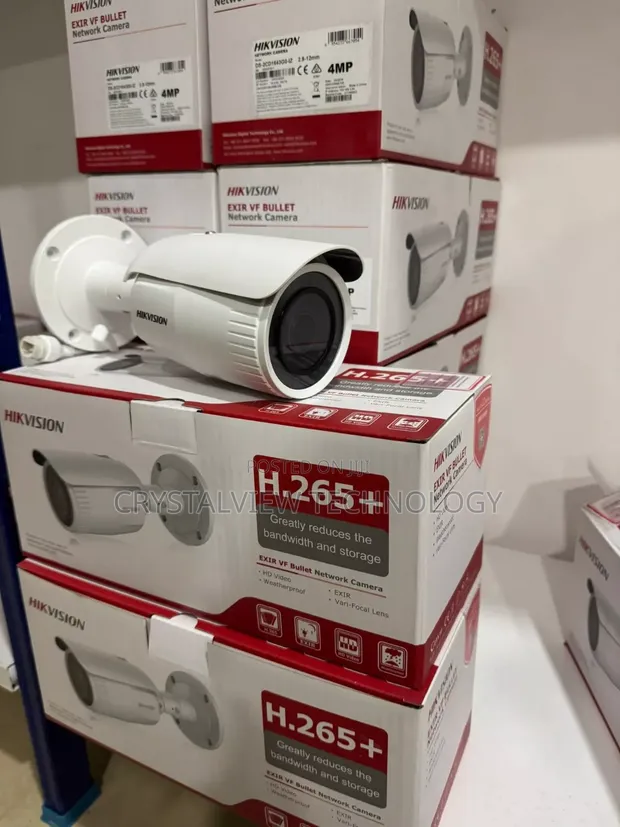 Hikvision 4MP Motorized Vari-Focal Bullet Camera - 1