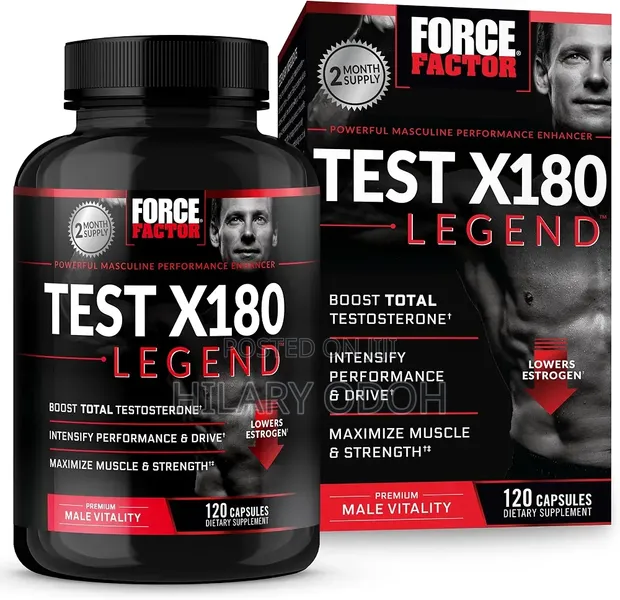 Force Factor Test X180 Legend Booster na Testosterone - 1