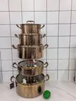 Uakeen Cookware Set - Rose Gold - 2
