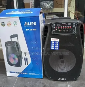 Ailipu 15" PA System with 2 Wireless Microphones