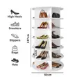 7 Layer Rotating Shoe Rack - 1