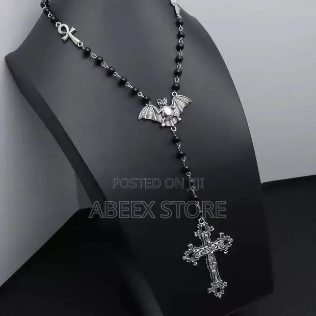 Quality Stainless Steel Cross Chain Necklace - 1