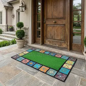 Heavy-Duty Decorative Outdoor Footmat