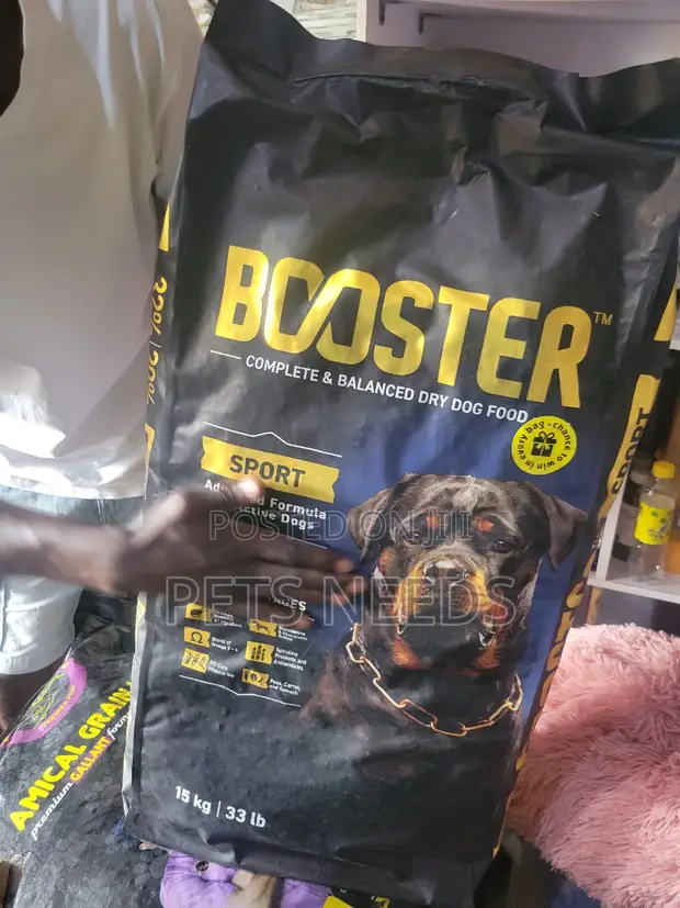 Booster Adult Dog Food - 4kg Dry Kibble - 1