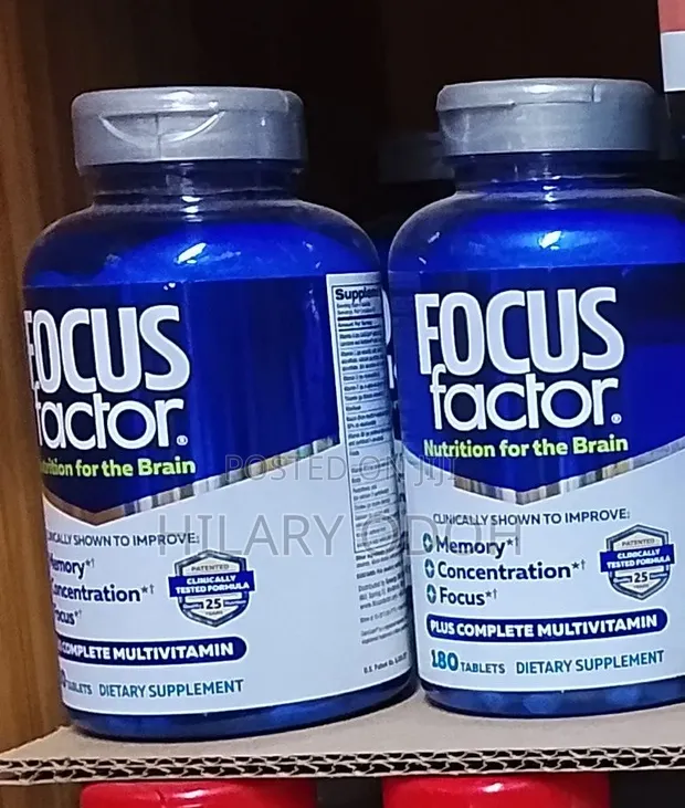 Focus Factor Maganin Lafiyar Kwakwalwa & Tunani - 180 Tablets - 1