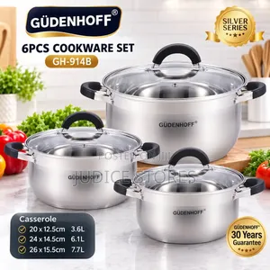 6-Piece Gudenhoff Aluminum Pot Set