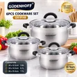6-Piece Gudenhoff Aluminum Pot Set - 1