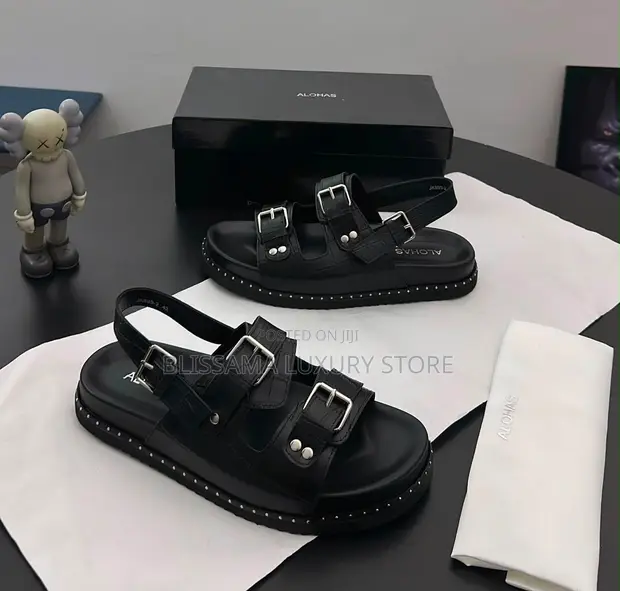Alohas Premium Takalmi Na Maza Na Fata - Baƙi - 1