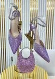 Coperni Luxury Ladies Shoe and Purse Set - Ash - 3