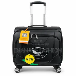 Leaves King Black Rolling Laptop Travel Luggage