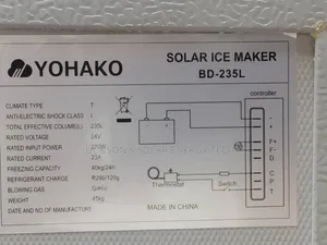 Yohako Solar Ice Block Freezer 235L (AC/DC 24V)
