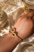 Saitin Bangles masu Kyau tare da Zobba - 1