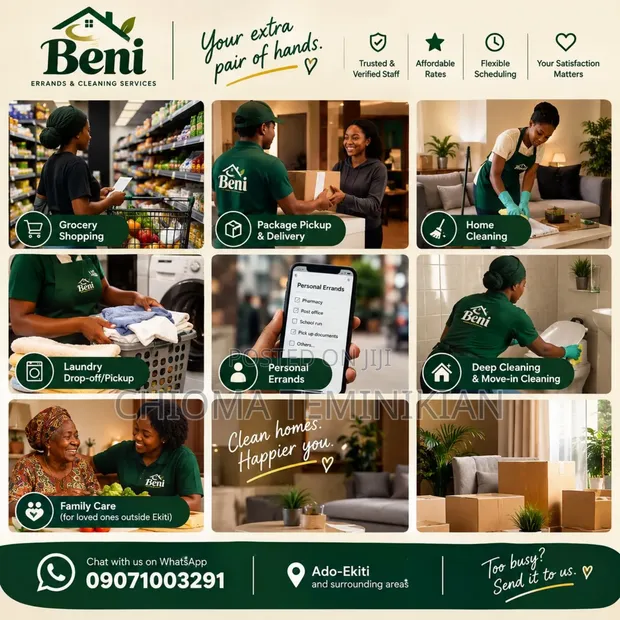Beni Errands and Cleaning Services - 1