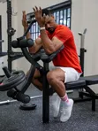Olympic Commercial Weight Bench Press with Bicep & Preacher Curls - 2