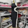 Luxurious Ladies Bandage Dress with Side Slit - 4