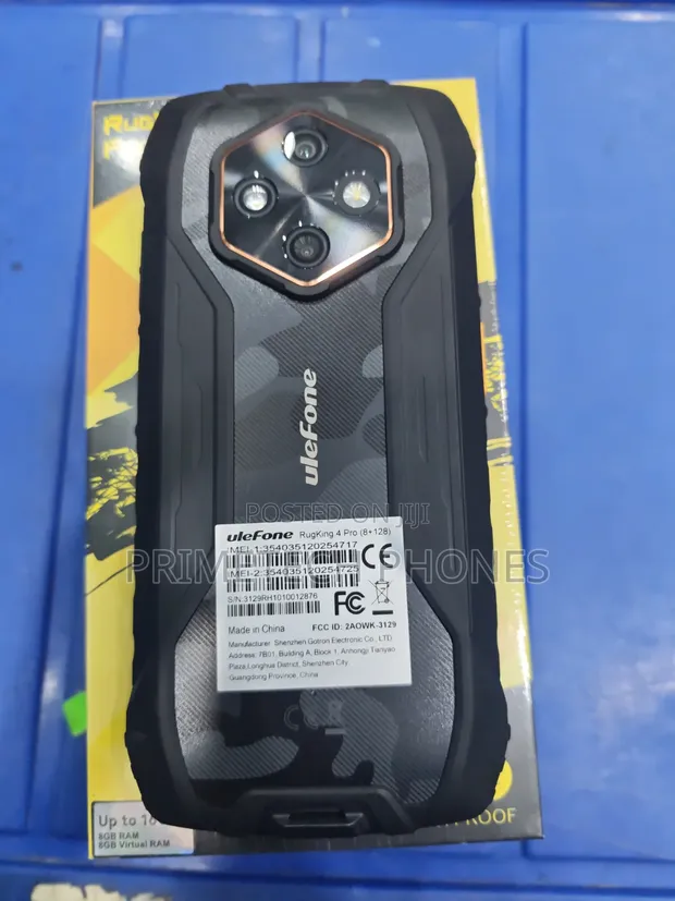 New Ulefone RugKing 4 Pro 256GB Black - 1