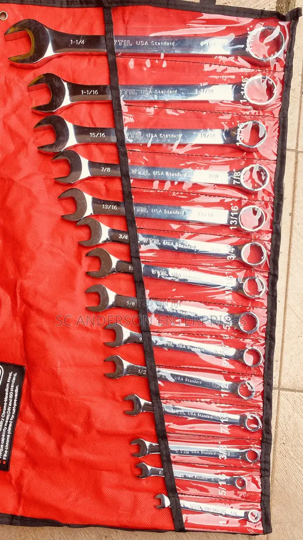 VTIL USA Standard 14-Piece Imperial Combination Wrench Set - 1