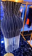 Classic Ladies Beaded Tassel Dress - 1