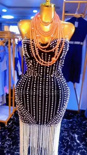 Classic Ladies Beaded Tassel Dress