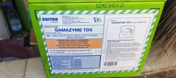 Unitor Gamazyme TDS Mai Cire Karfe a Bandaki - Akwati 5kg - 1