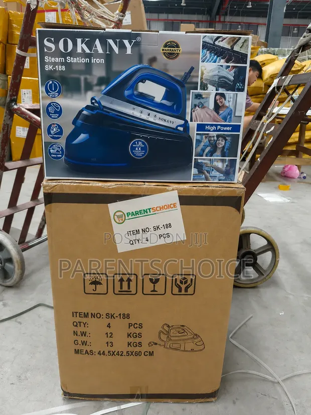 Sokany Steam Station Iron with Tank - 1