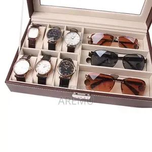 Wristwatch and Glasses Storage Box